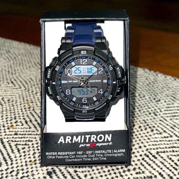 Armitron Sport Men's Analog-Digital Chronograph Resin Strap Watch, 20/5513 - Picture 1 of 3